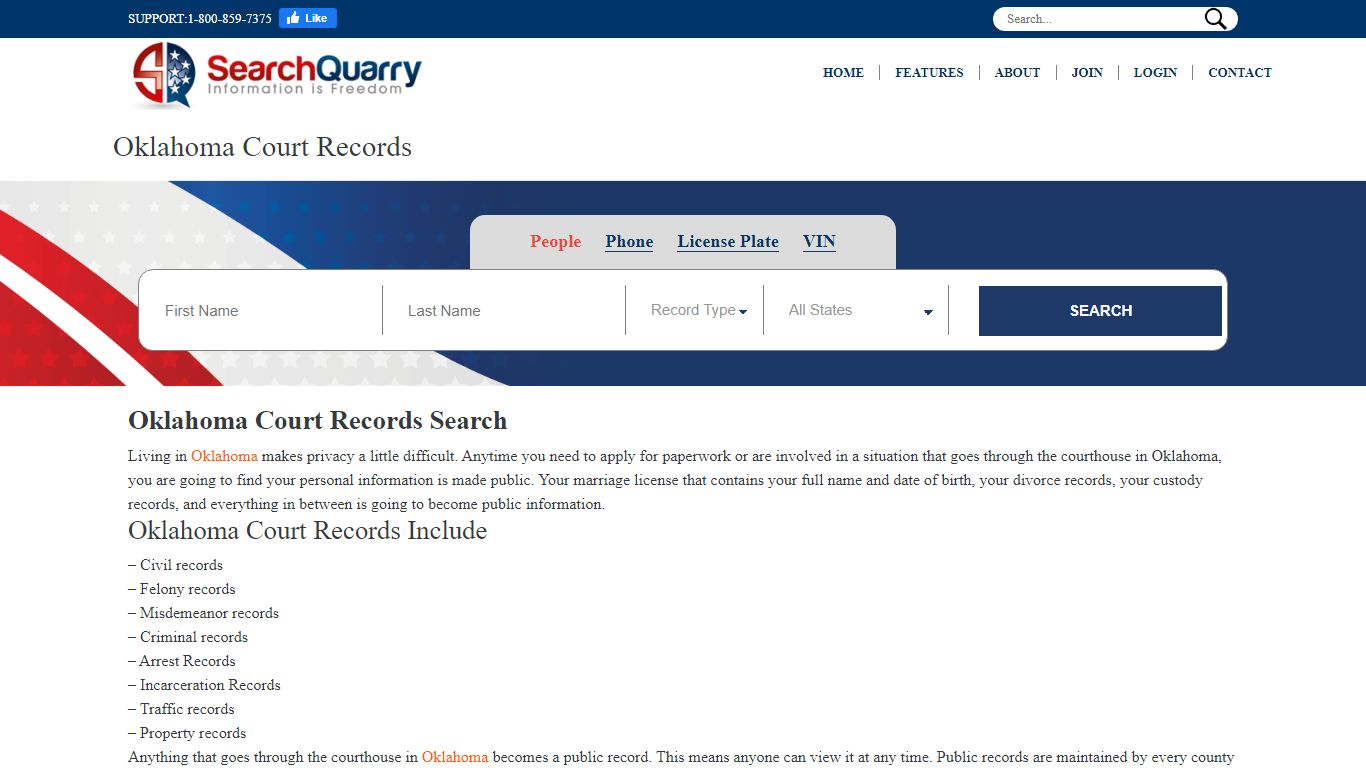 Free Oklahoma Court Records | Enter a Name to View Court Records Online
