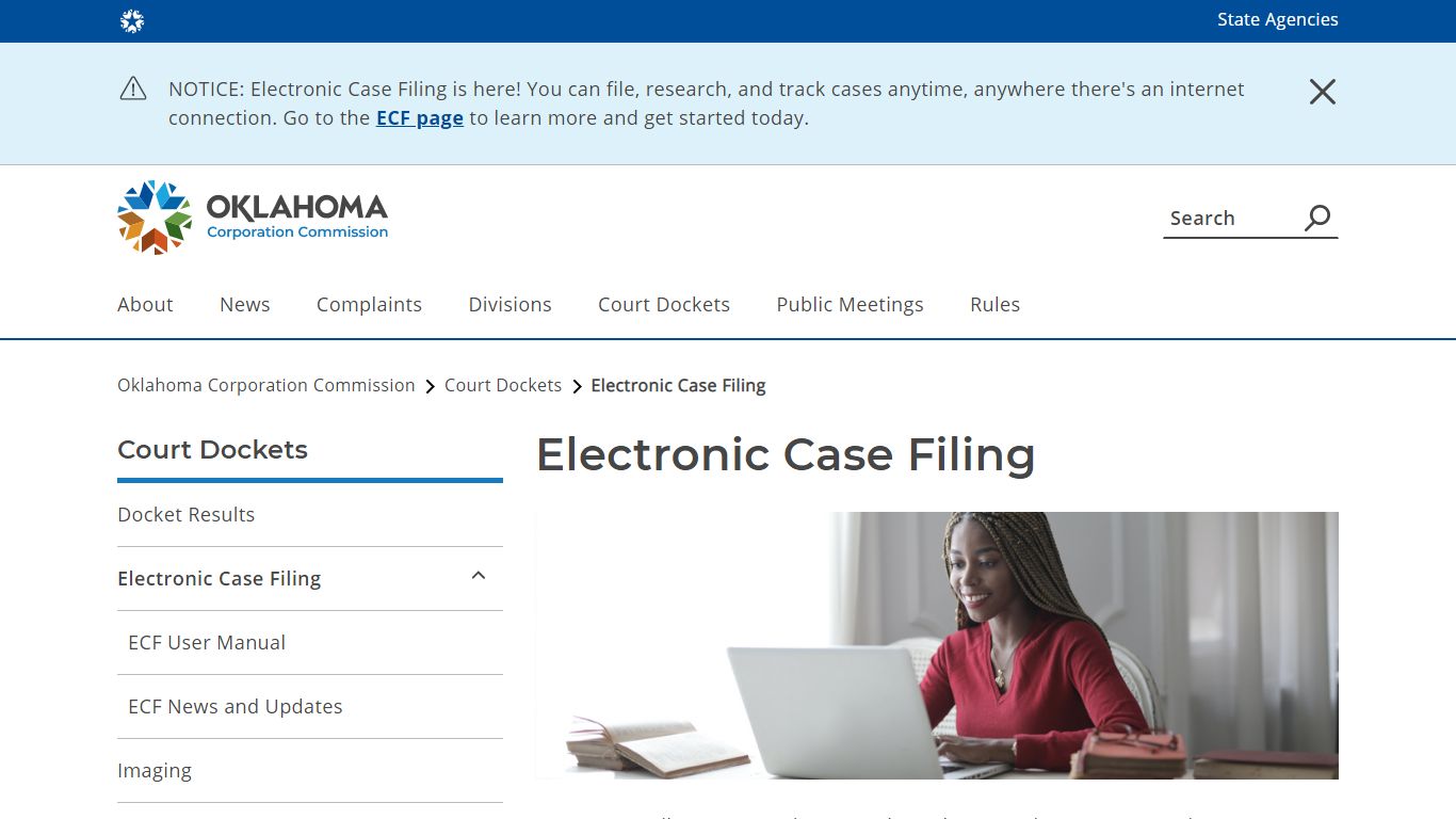 Electronic Case Filing - Oklahoma Corporation Commission